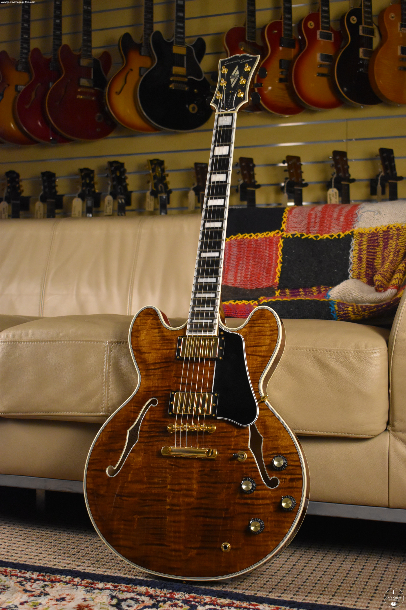 Joel's Vintage Guitars | Seventy Seven Exrubato CTM-A Aged Brown MIJ