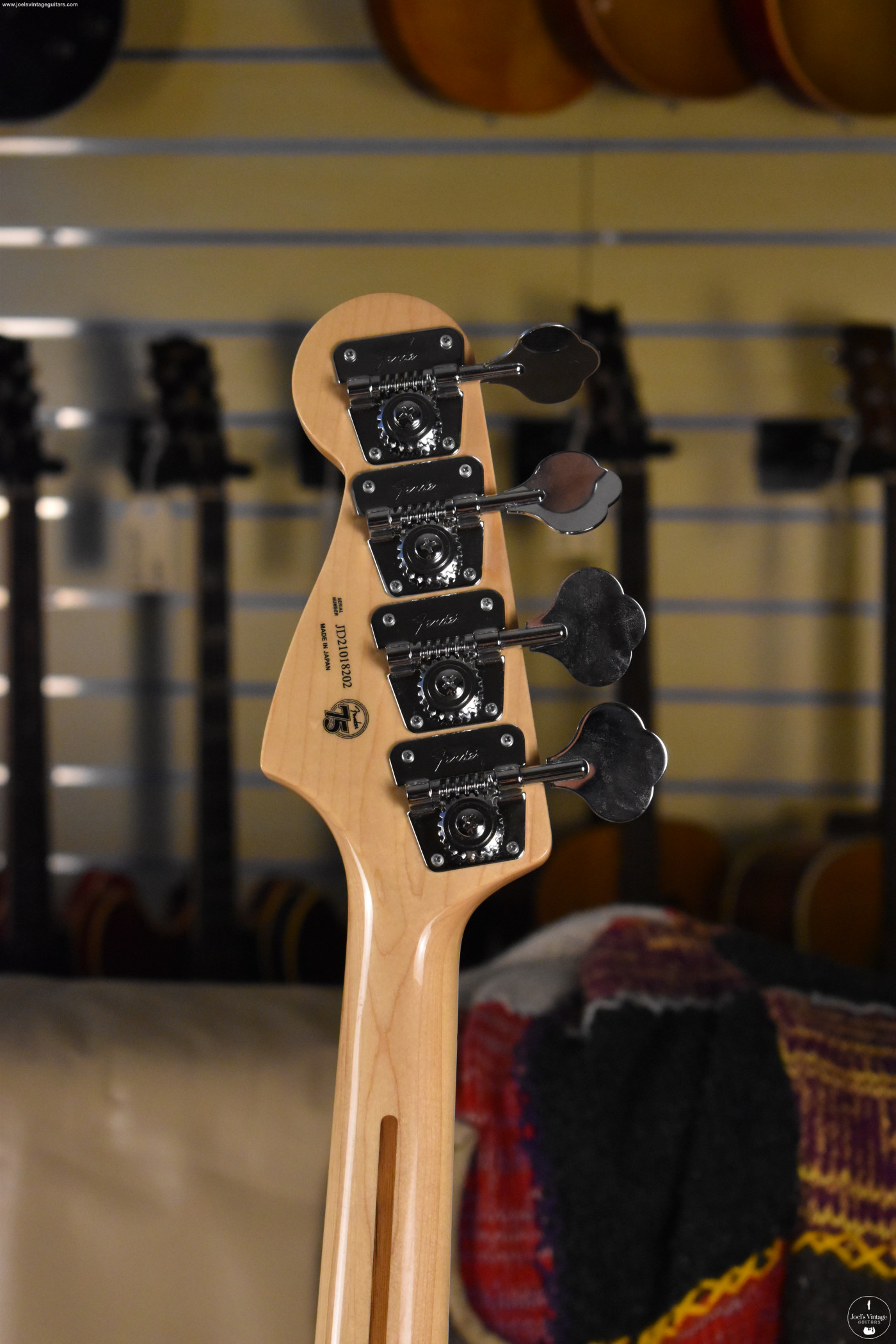Joel's Vintage Guitars | Fender Heritage 70s Jazz Bass 2022 Natural