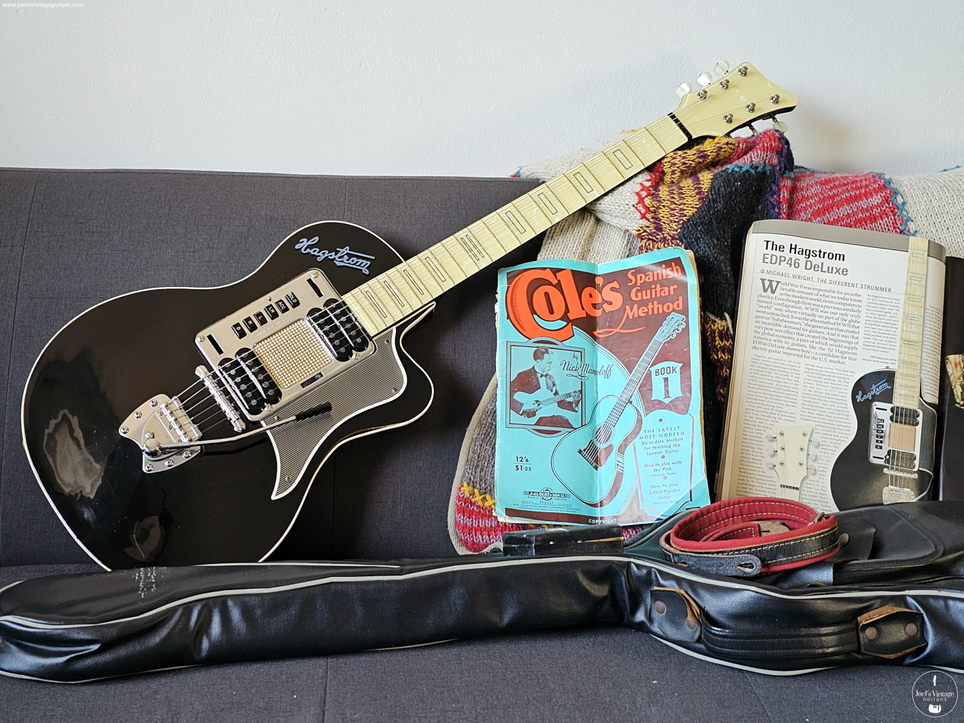 Joel's Vintage Guitars | Hagstrom De Luxe EDP46 1962 Black w