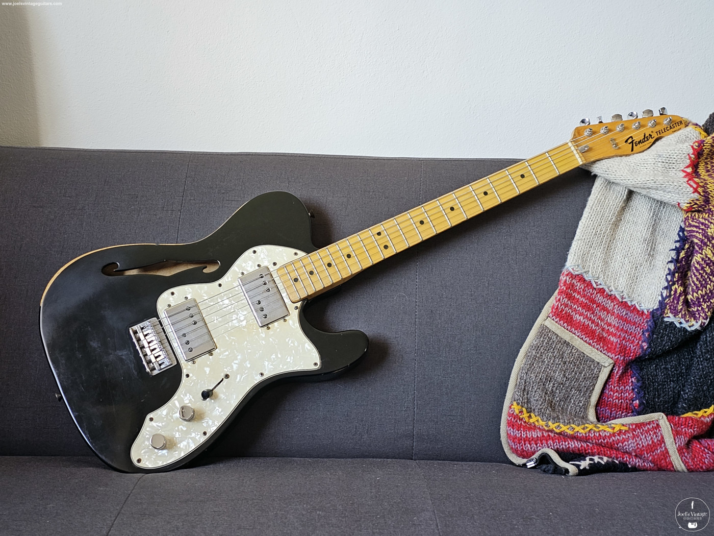Fender Telecaster Thinline 72’ Reissue Joel's Vintage Guitars | Fender Telecaster Thinline 1972 Factory Black