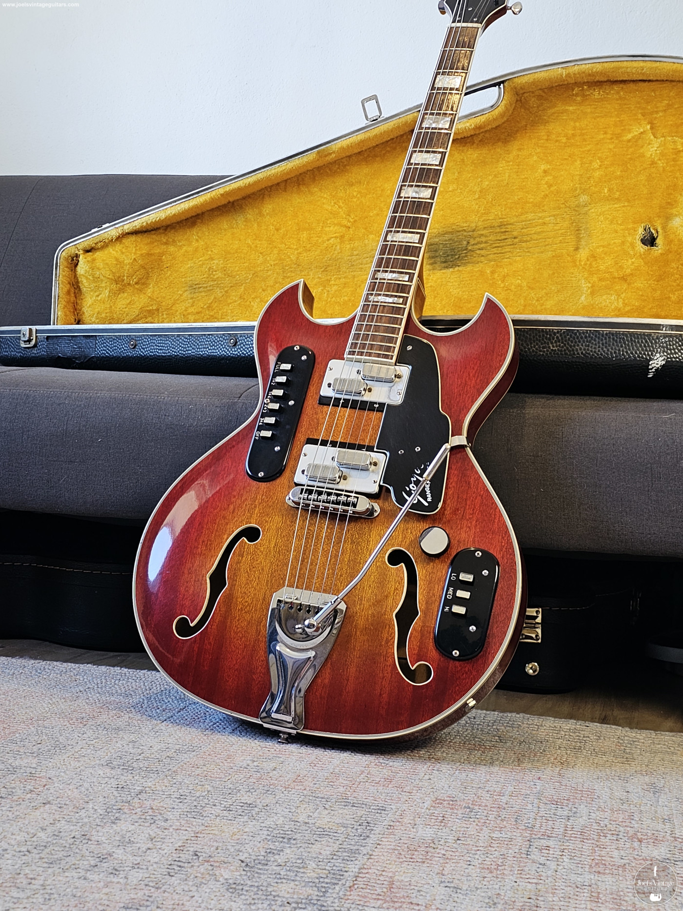 Vintage 1968 Goya Model 109S Rangemaster Hollow Body