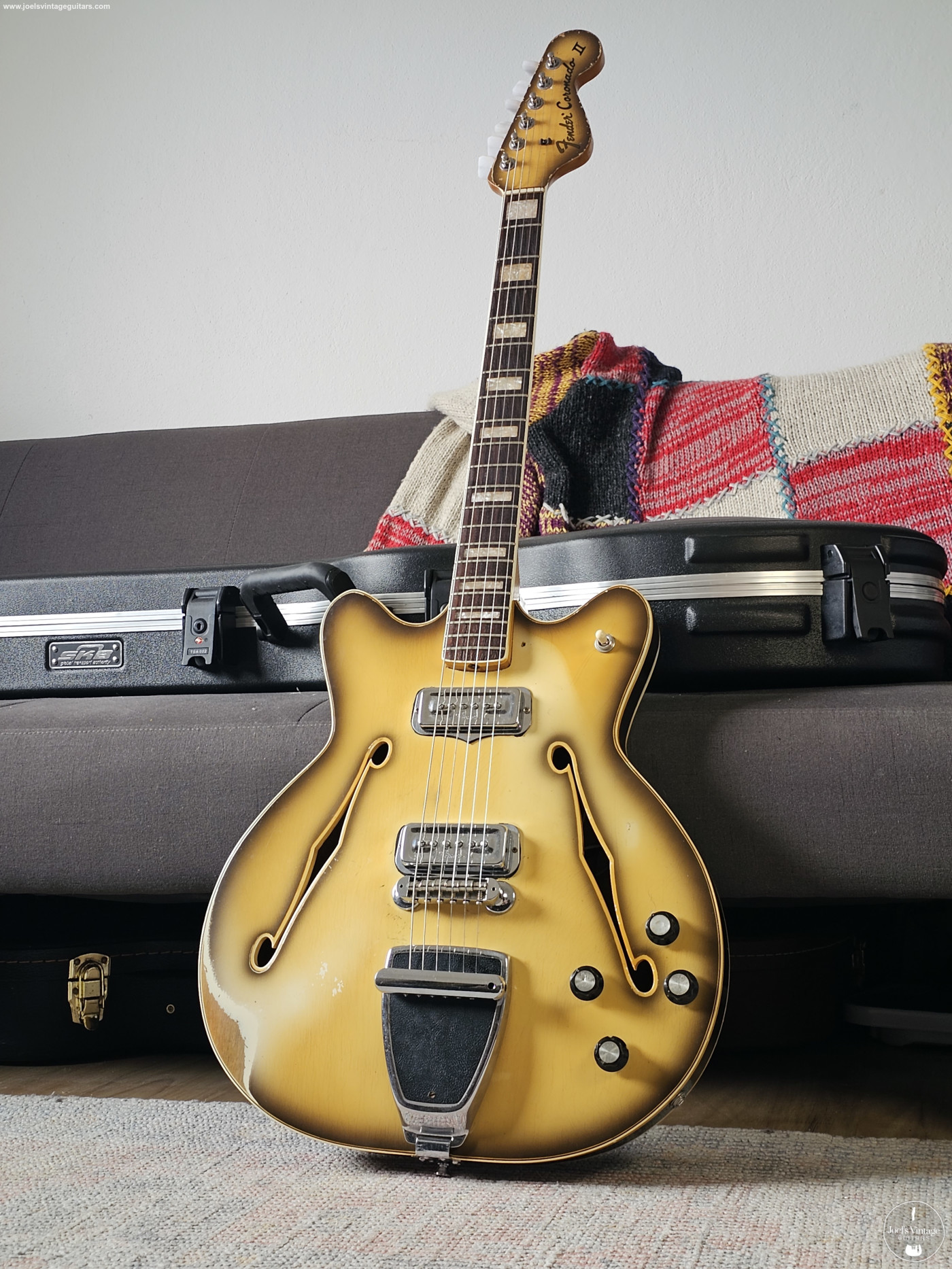 Joel's Vintage Guitars | Fender Coronado II 1968 Antigua Finish