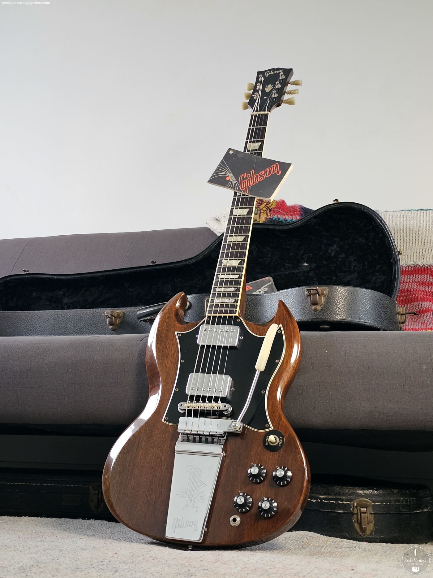 Joel's Vintage Guitars | Gibson SG Standard 1969 Walnut w Stamford