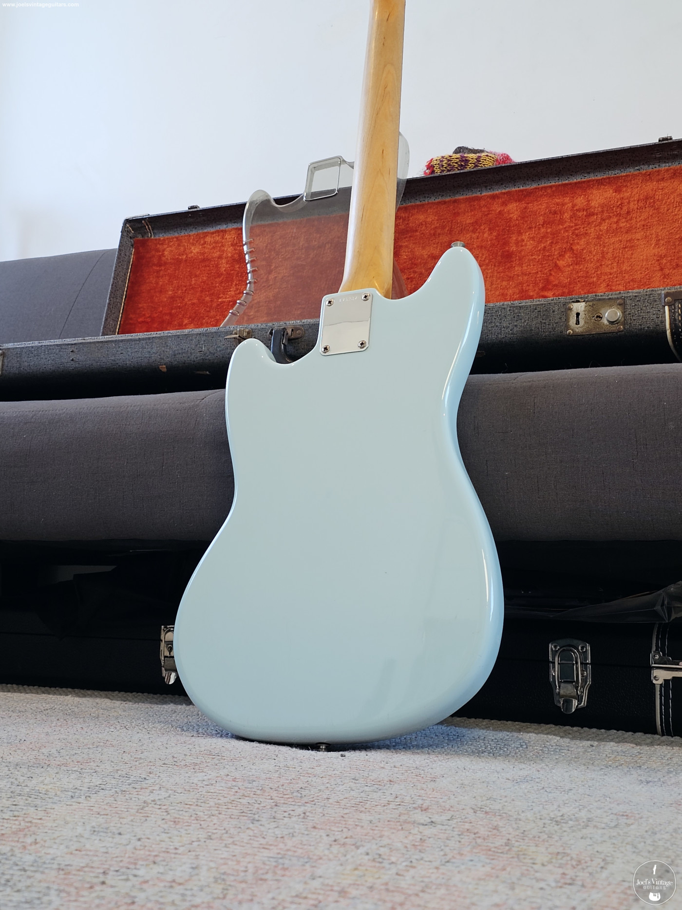 Joel's Vintage Guitars | Fender Mustang 1965 Blue Refinish