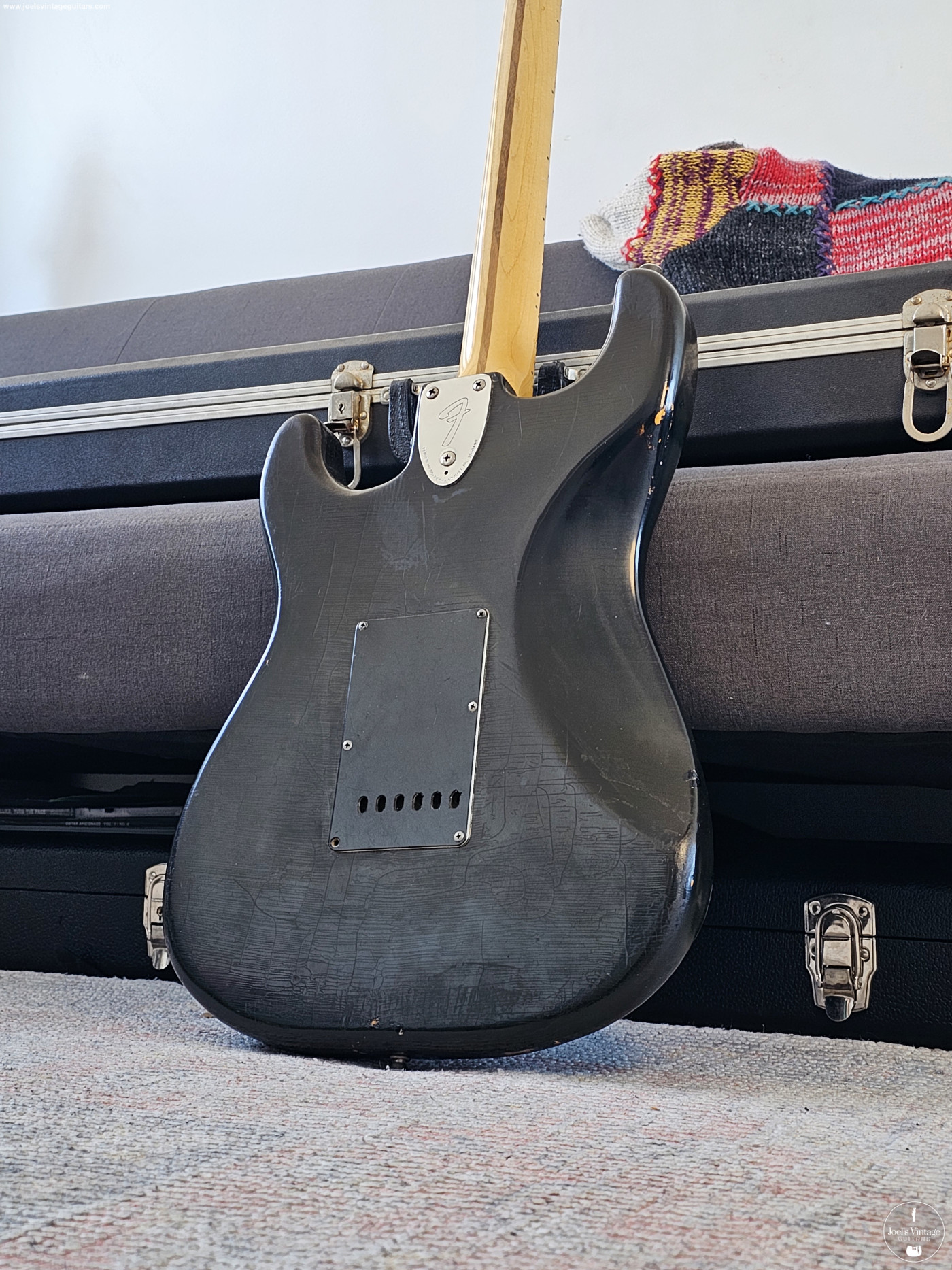 激レア Moon STRATCASTER Vintage Vintage 1976 Fender Starcaster Electric Guitar Rare Black