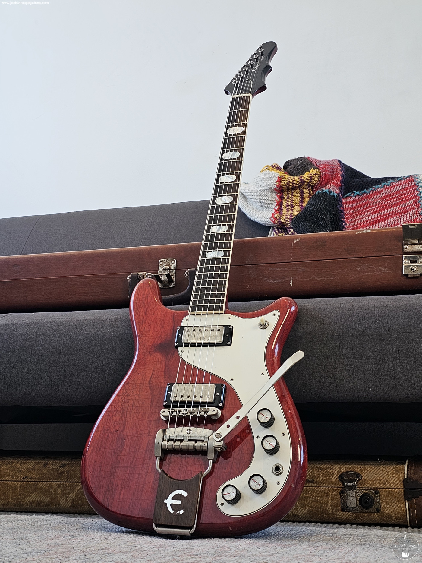 Joel's Vintage Guitars | Epiphone Crestwood Custom 1965 Cherry