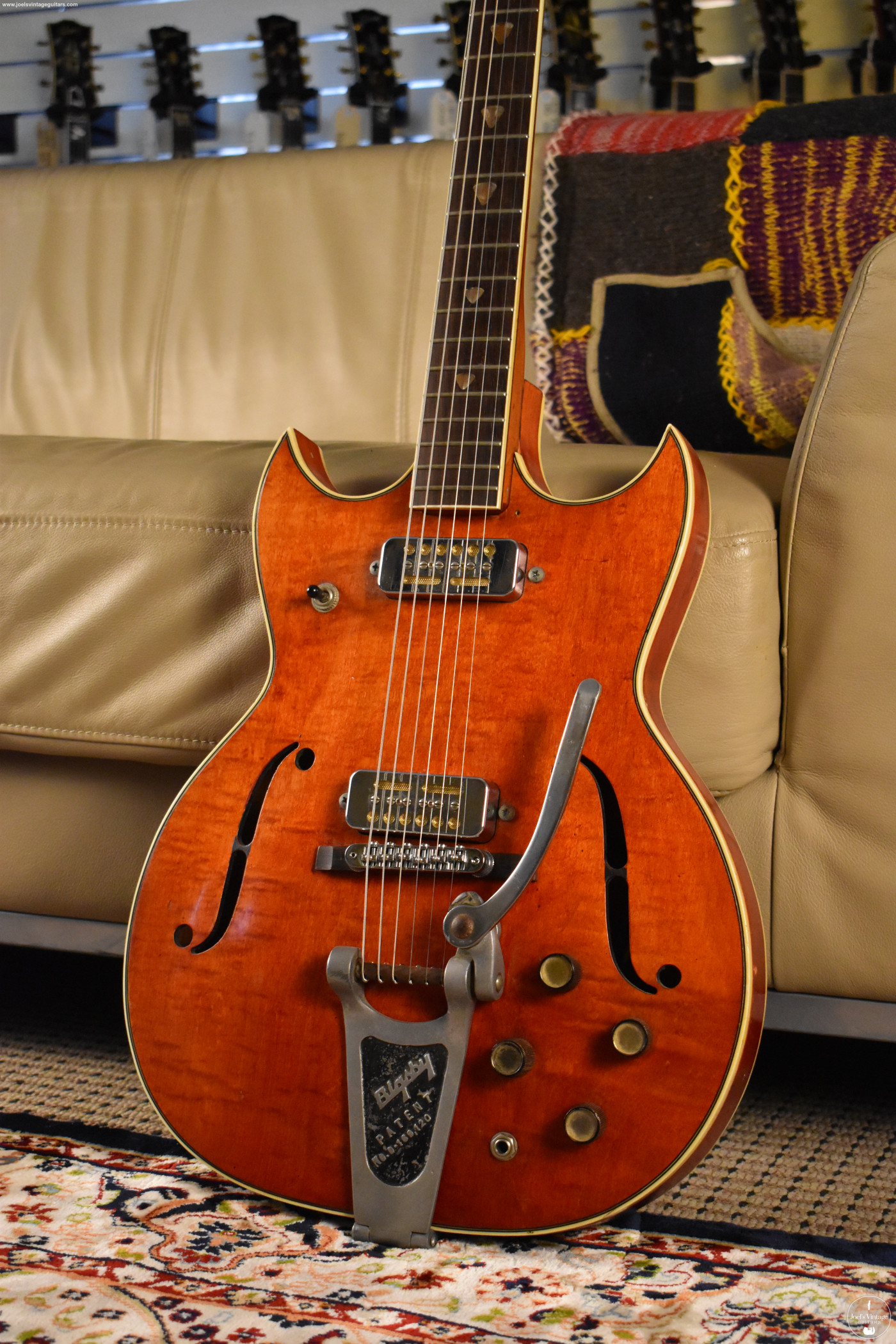 Joel's Vintage Guitars | Kay Speed Demon 1960s Archtop w Bigsby