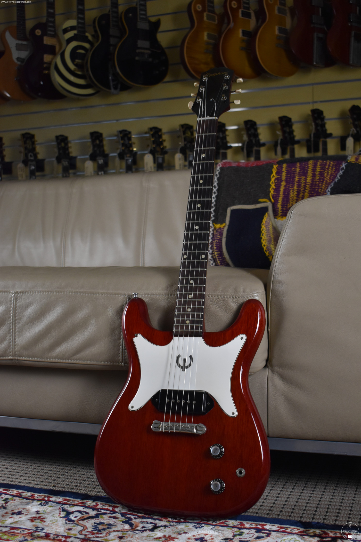 ギター Epiphone Coronet Joel's Vintage Guitars | Epiphone Coronet 1963 Cherry w Factory