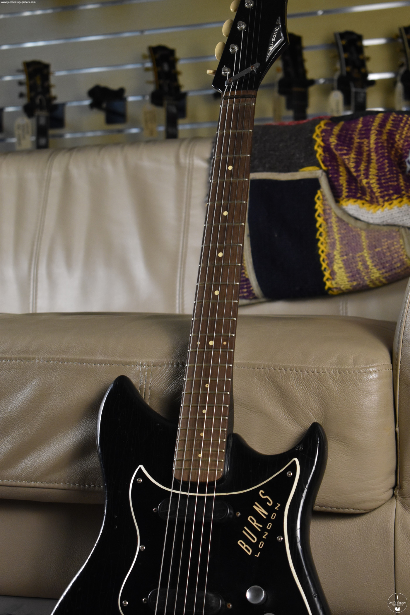 Burns NU-SONIC エレキギター ハードケース付き Joel's Vintage Guitars | Burns Nu-Sonic c.1964 Black