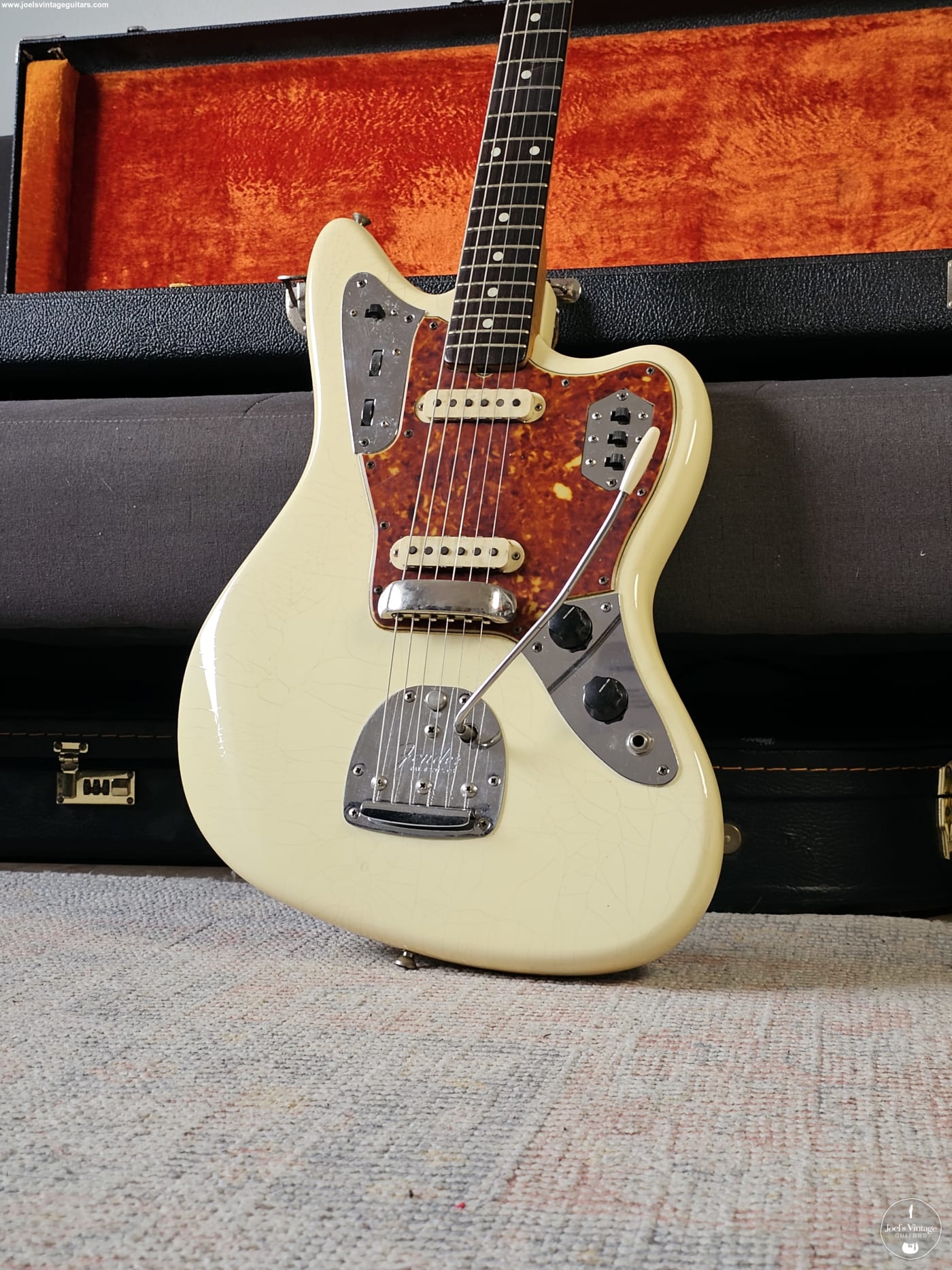 Joel's Vintage Guitars Fender Jaguar 1964 Olympic White Refinish