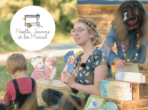 Noëlle, Jeanne et les Marcel : des roulottes pédagogiques pour lire, échanger et créer.