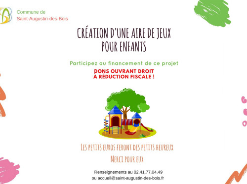 Une aire de jeux pour Saint-Augustin-des-Bois