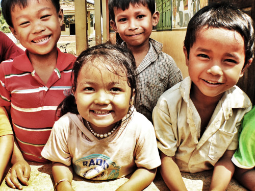 Action humanitaire au Cambodge