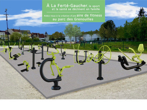 Une aire de fitness au parc des grenouilles