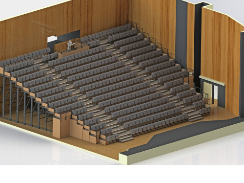 Espace Culturel Jean Racine : nouveaux gradins!
