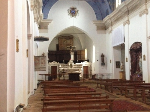 Rénovation du chœur de l'Eglise Saint-François, à Sainte-Lucie de Tallano, Corse du Sud
