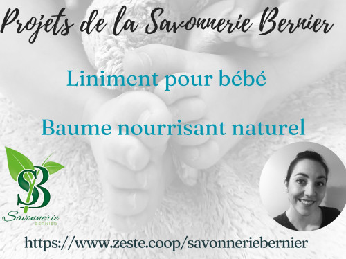 Lancement de la production de liniment pour bébé et baume nourrissant naturel