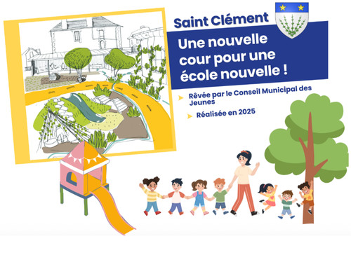 Une nouvelle cour pour une école nouvelle