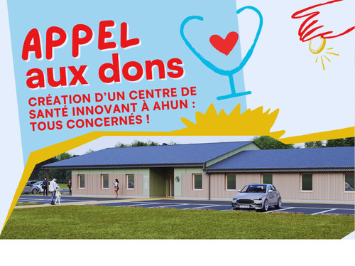 Création d’un centre de santé innovant à Ahun