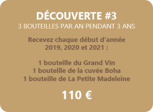 Achat 3 bouteilles de vin