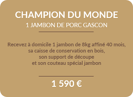 Jambon de porc gascon