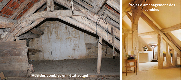 Gîte avant et après rénovation