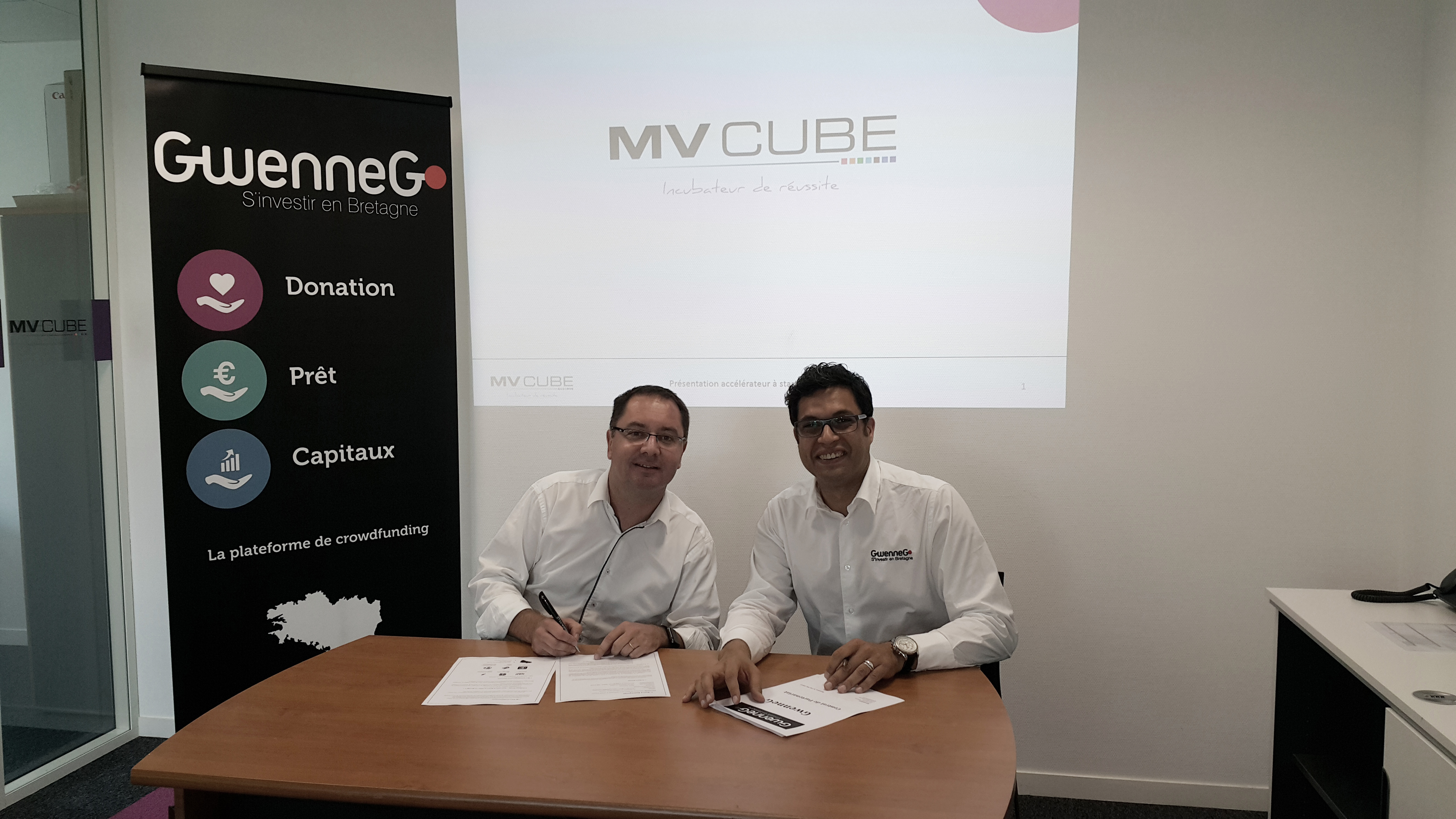 GwenneG signe un partenariat avec MV Cube