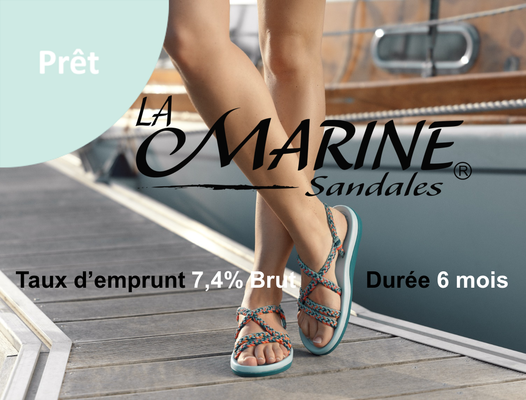 la marine sandales