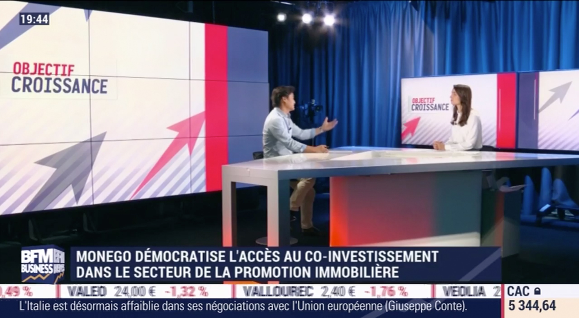 Entretien avec Yann Balthazard, directeur général et fondateur de Monego sur BFM Business
