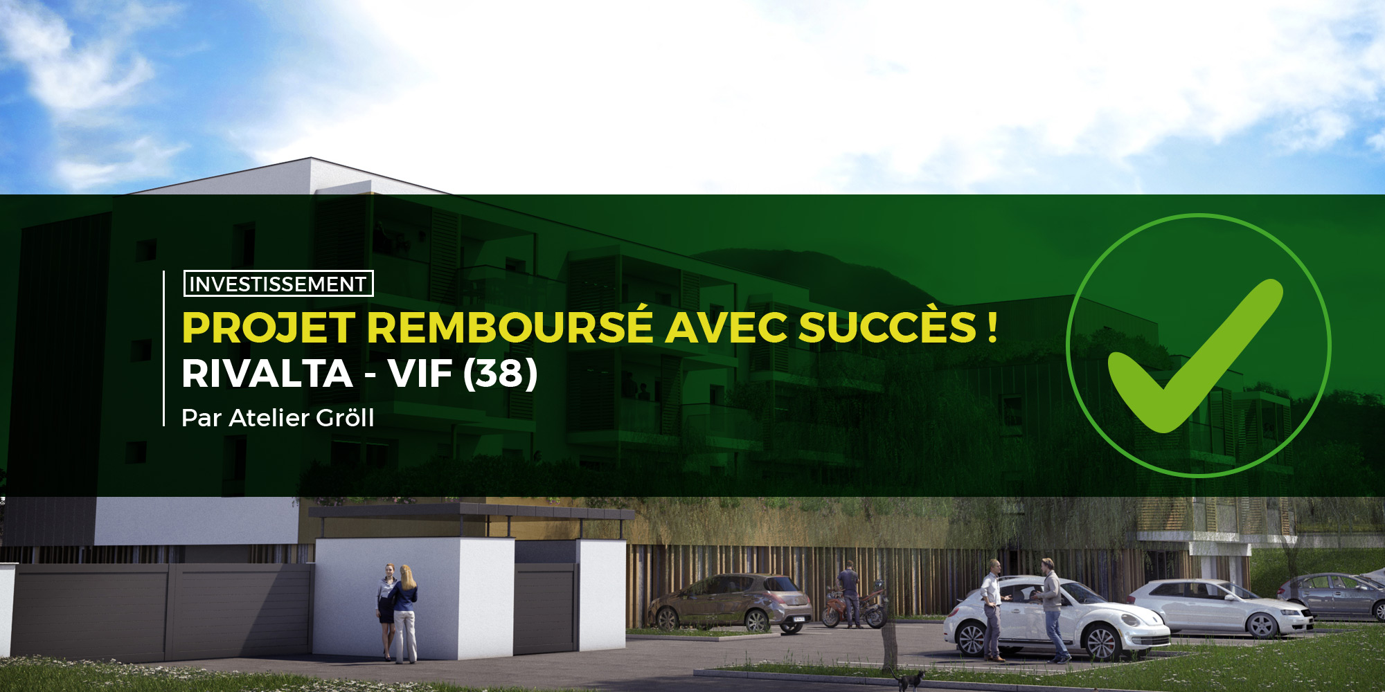 Rivalta, 11e projet immobilier remboursé avec succès par Monego !