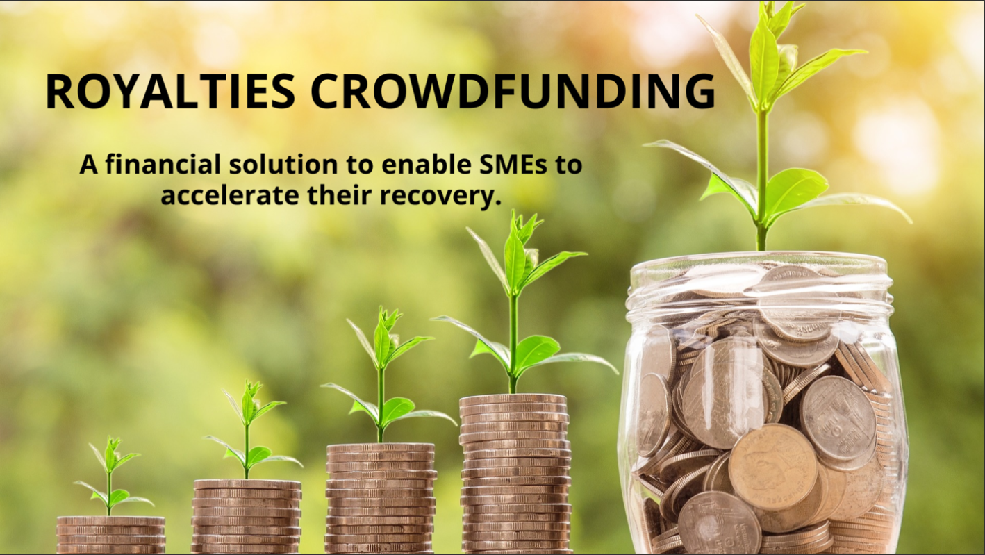 Royalties Crowfunding, a financial solution to enable SMEs to accelerate their recovery.