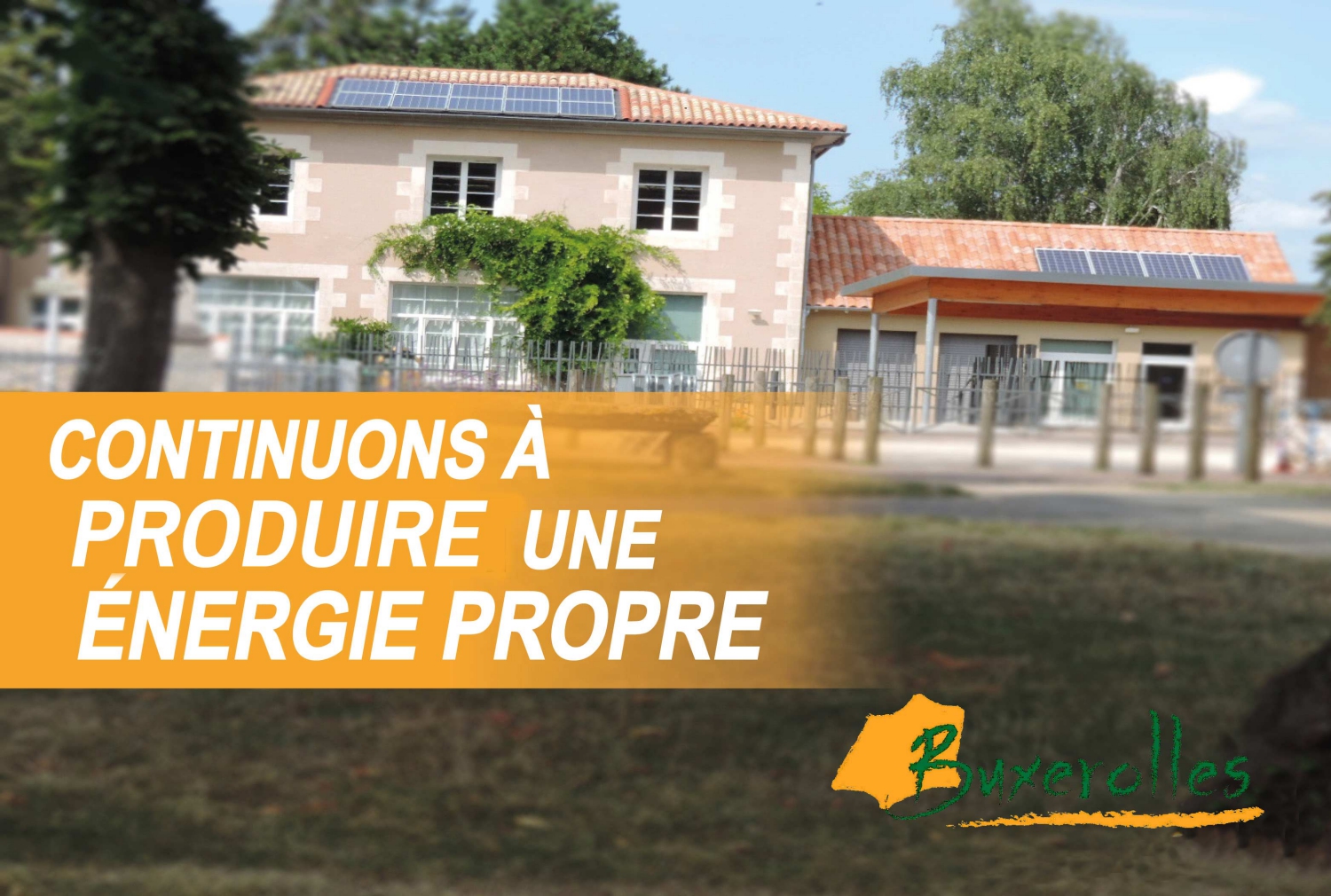 Des panneaux photovoltaïques pour notre école!