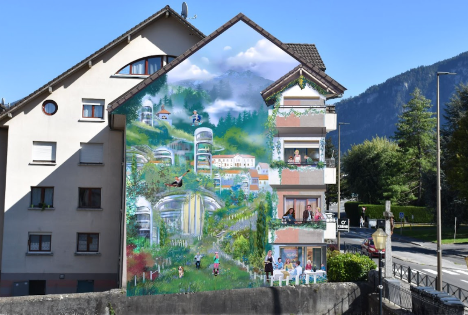 Une fresque monumentale au centre ville