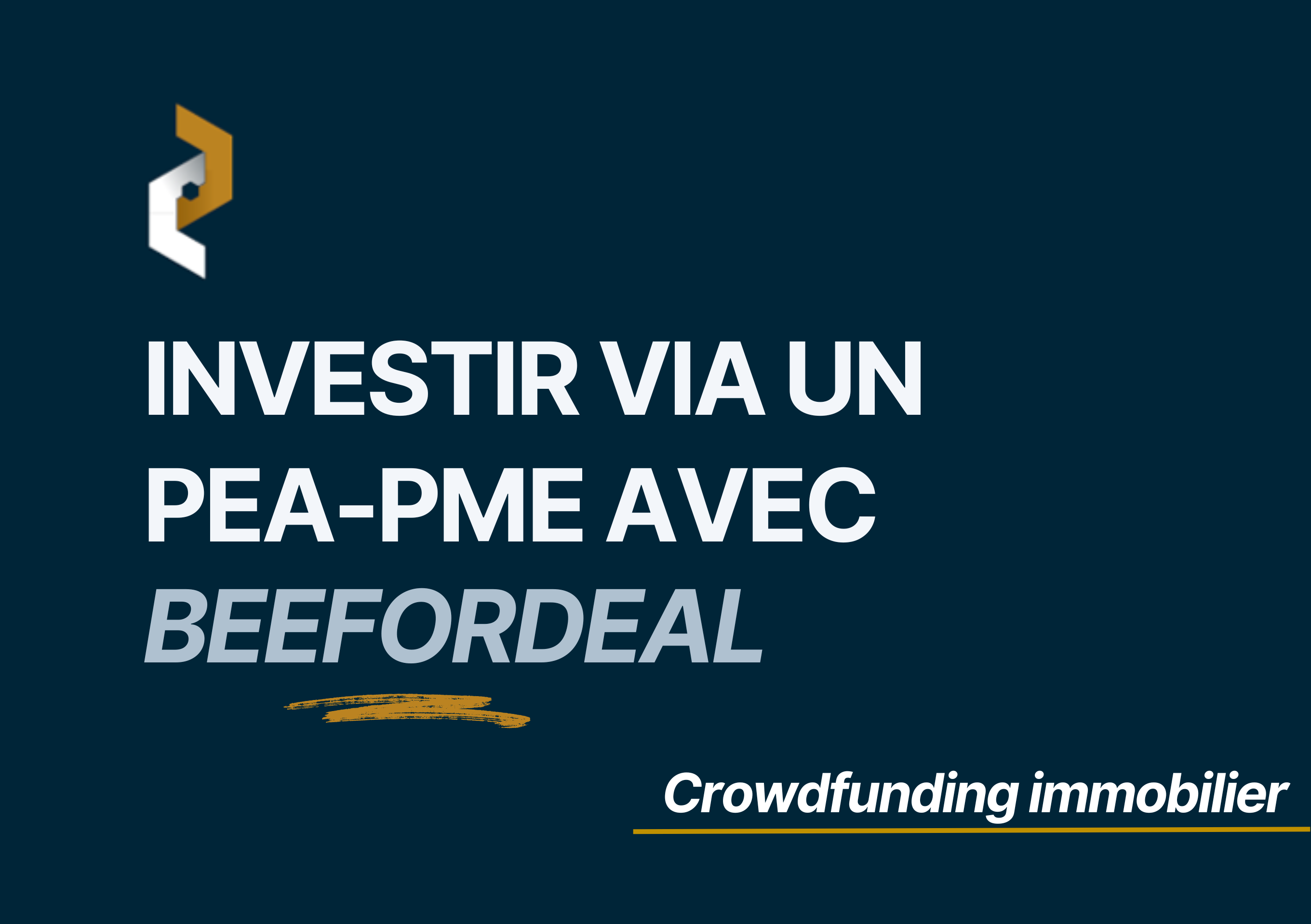 L'investissement en Crowdfunding Immobilier avec un PEA PME