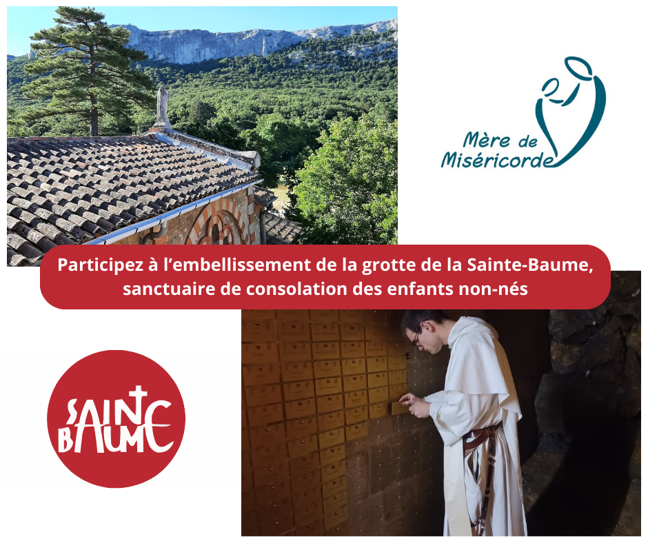 Sanctuaire de la Sainte-Baume : une sculpture pour consoler les familles d'enfants non-nés