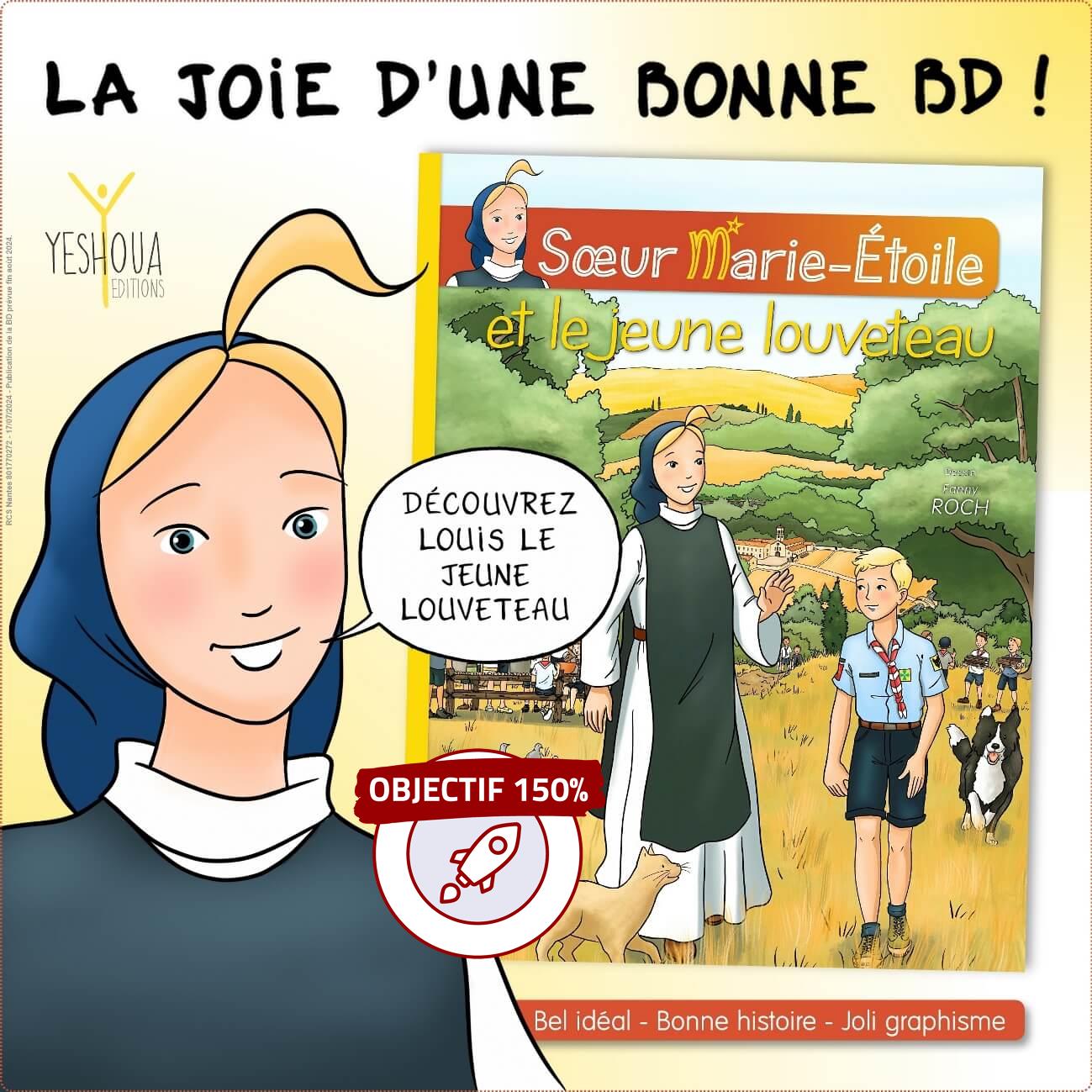 Sœur Marie-Étoile et le jeune louveteau : une nouvelle et jolie BD ! 