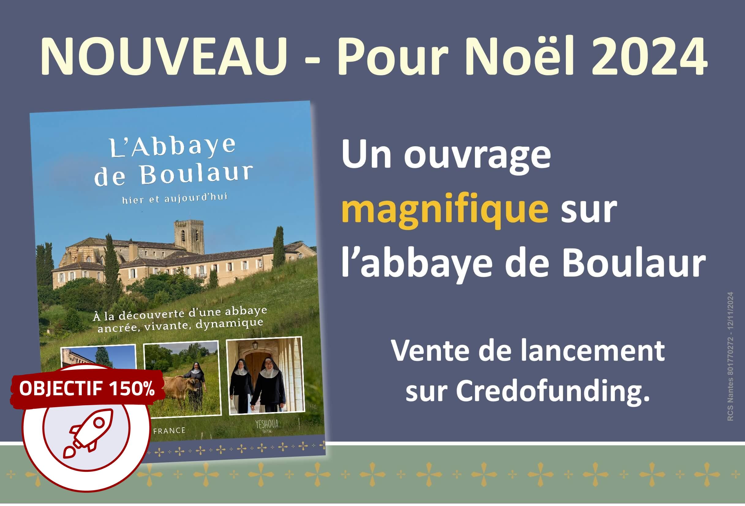 L’Abbaye de Boulaur hier et aujourd’hui : un livre à offrir ! 
