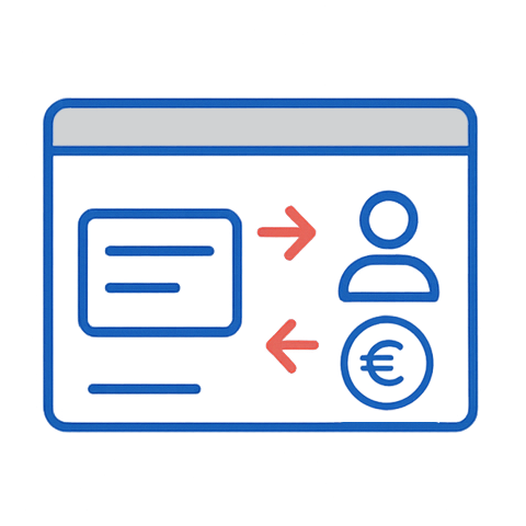 Icône Paiements sortants