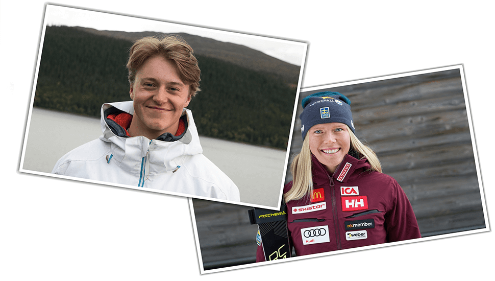 Hur blir du ett alpint proffs? Vi frågar Loke och Lisa!
