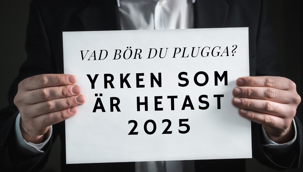 Yrken som är hetast 2025