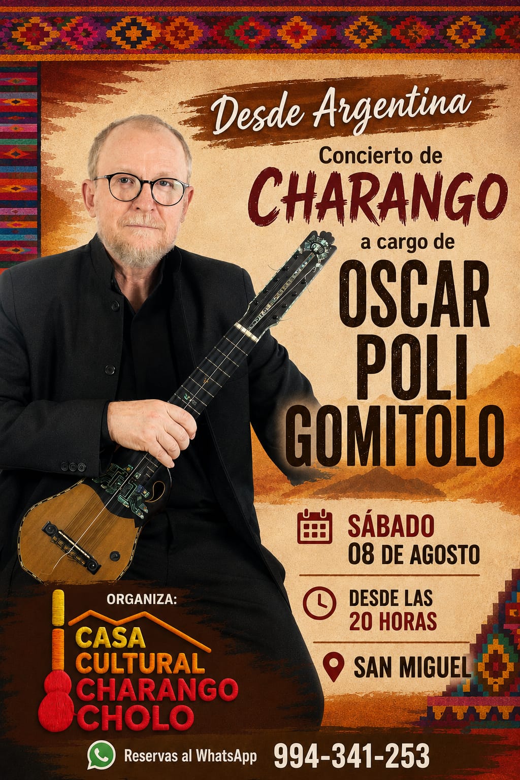Oscar Poli Gomitolo en concierto!