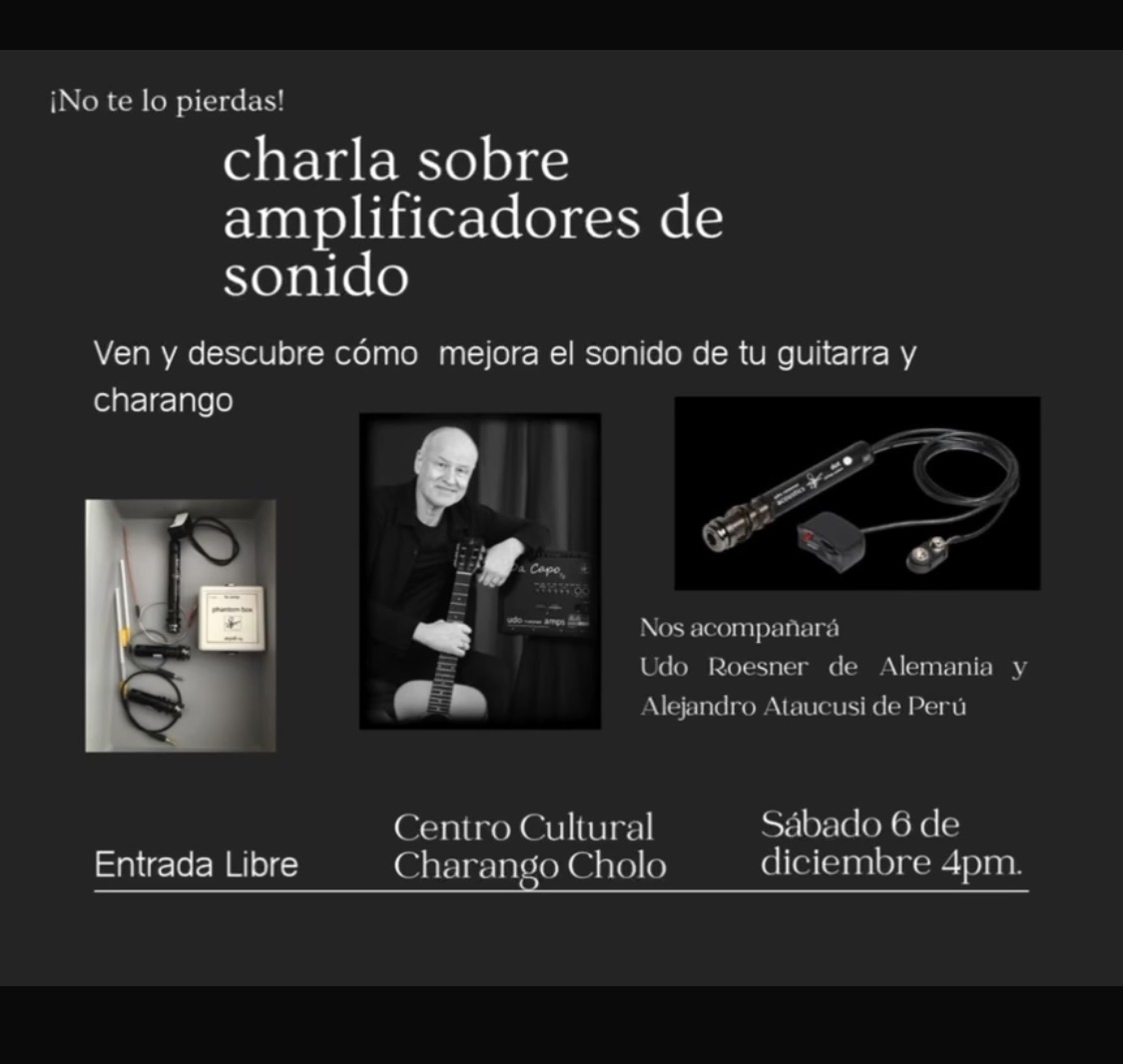 Charla : Amplificadores de Sonido