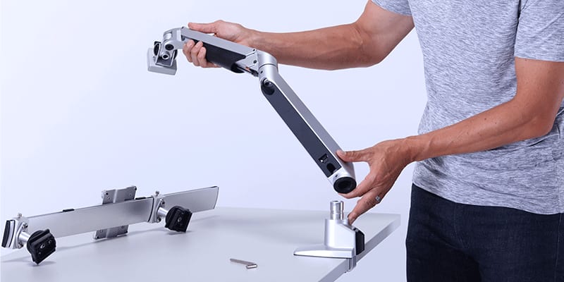 Monitor Arms for SmartMoves Adjustable Height Desk