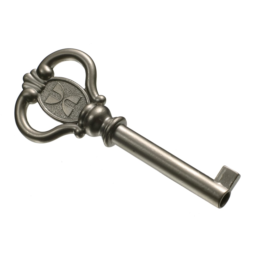 Image for Floor Clock, Curio Cabinet, and Bar Cabinet Door Key 390836. Nickel Finish. from Howard Miller Parts Store