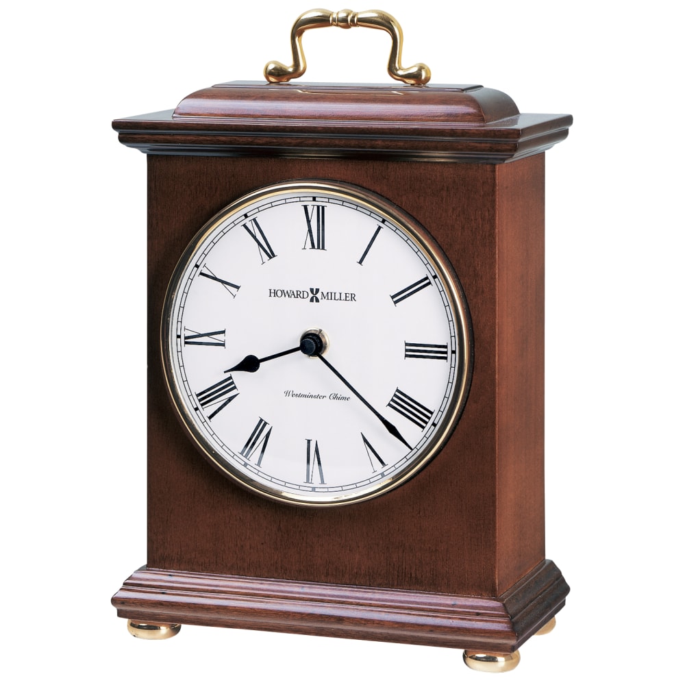 World Time with Quartz Movement Howard Miller Global Time Mantel Clock 635-212 Metal Nickel Case