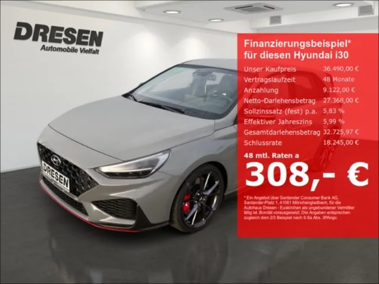 HYUNDAI i30  N Performance DCT 280PS N-Schalensitze NAVI  Vorschau Bild