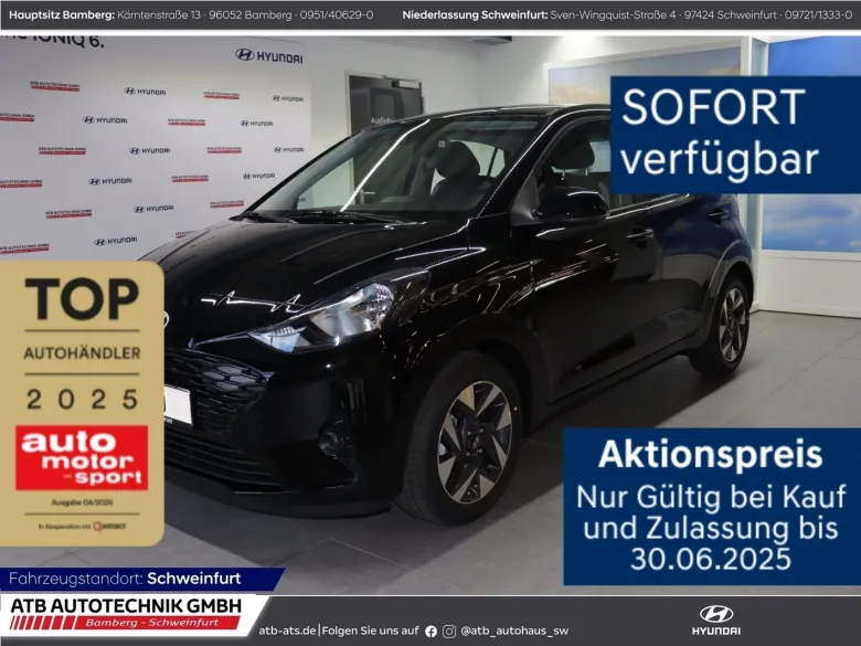 HYUNDAI i10  Trend MY25 1.2 Benzin 79 PS 5-AMT 2WD Navi A Vorschau Bild