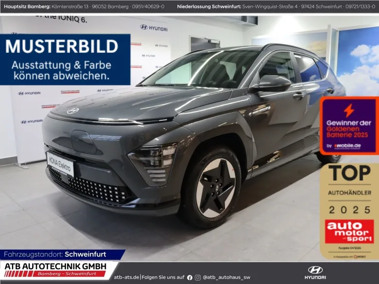 HYUNDAI KONA Elektro Trend 2WD 65,4 kWh SOH 99,9% Navi A Vorschau Bild