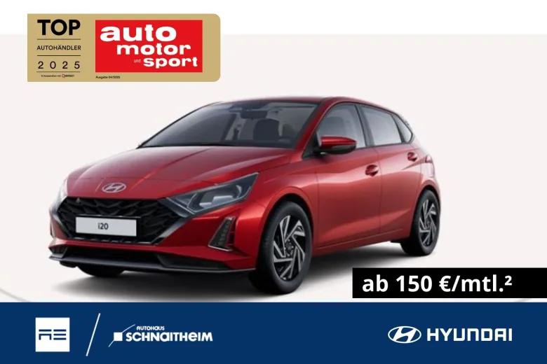 HYUNDAI i20 Trend 1,0 T-GDi 74KW (100 PS) 7-DCT 2WD Vorschau Bild