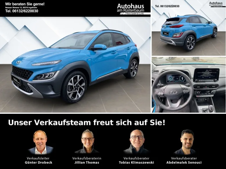 HYUNDAI Kona  Prime Mild-Hybrid EU6d Facelift MJ23 1.0 HU Vorschau Bild